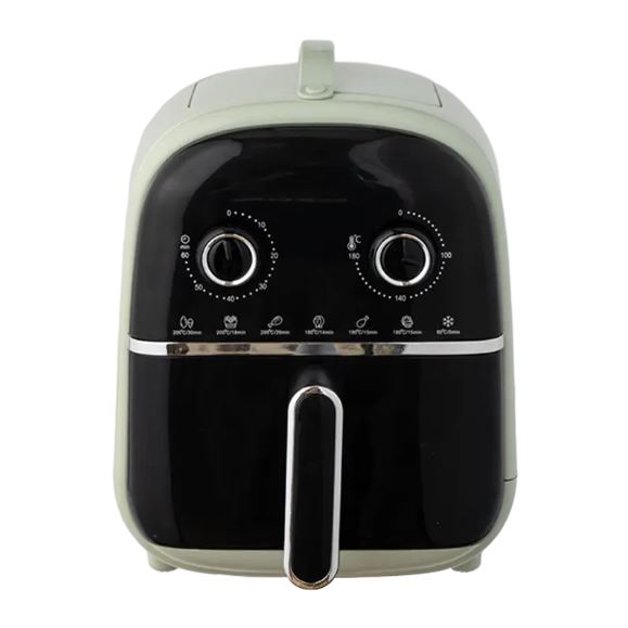 Kawalan Mekanikal Double-Knob Visual Visual Square Fryer: Gabungan sempurna operasi mudah dan memasak yang sihat
